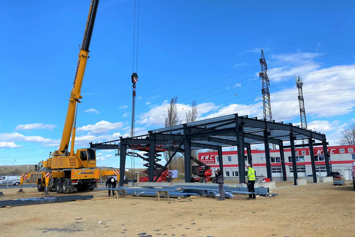 Montagestart ATC-Business-Park-Nord