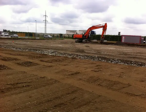 Baubeginn Fa. Dreger