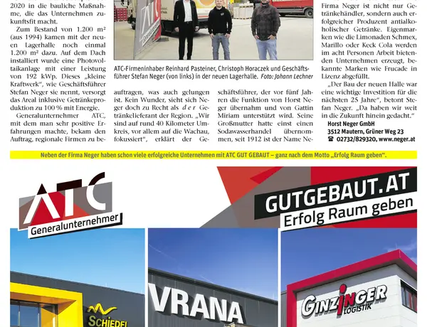 Baureportage Fa. Neger