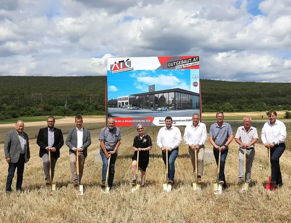 Spatenstich für das neue Partsch-Nutzfahrzeugzentrum