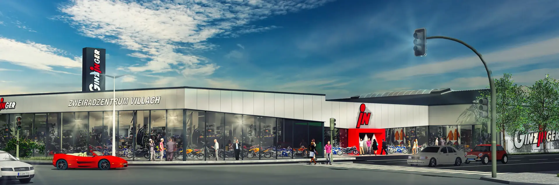 Neubauten / Ausstellungshallen / Werkstätten / Büros