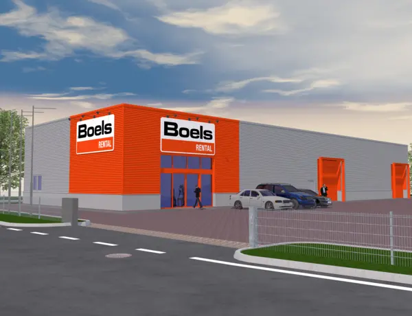 Visualisierung BOELS Maschinenverleih