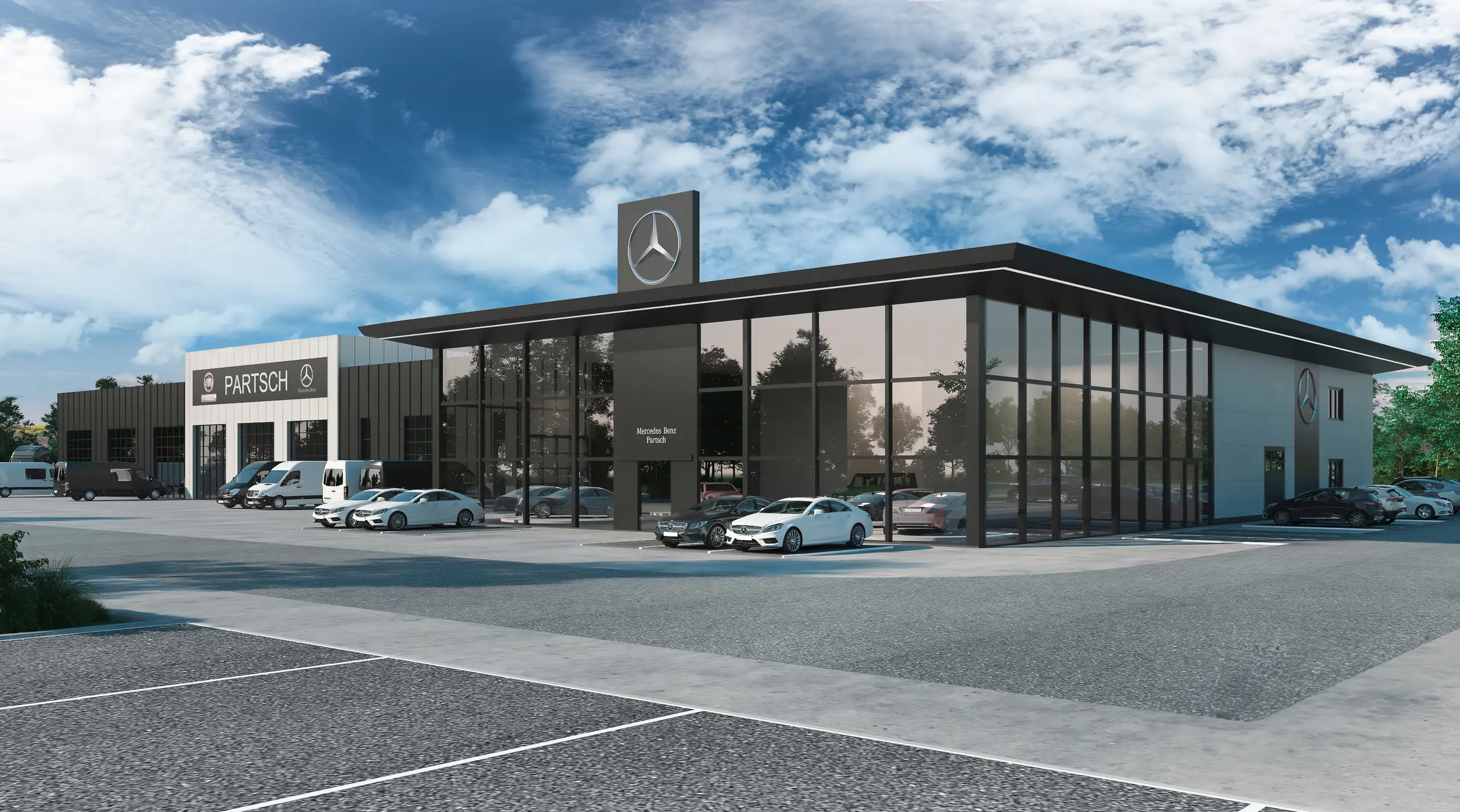 Partsch / Showroom, Werkstatt & Büros