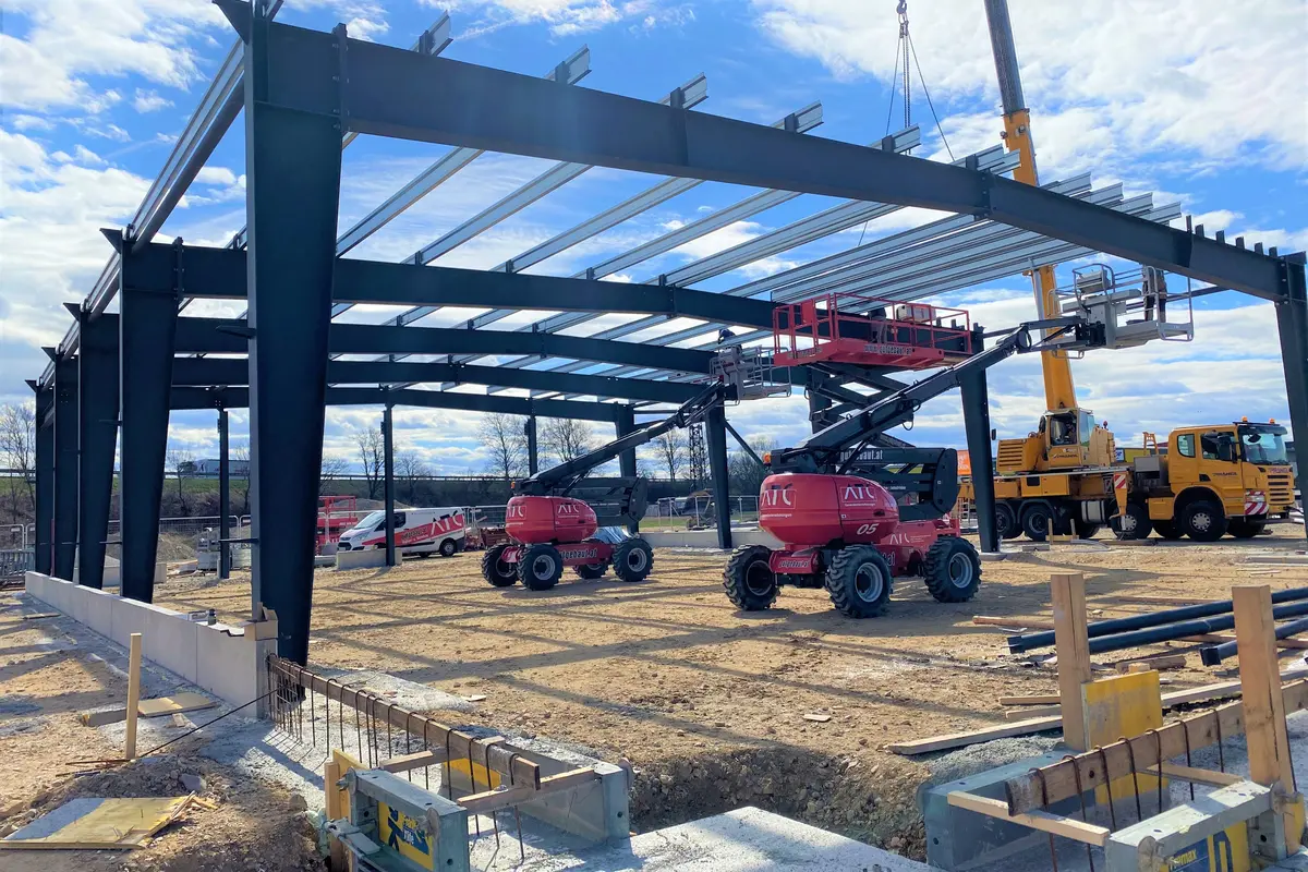 Montagestart ATC-Business-Park-Nord