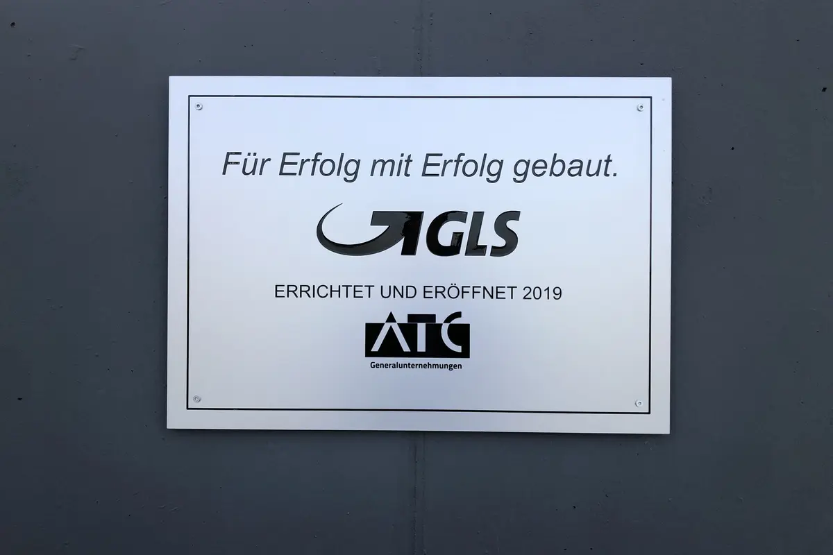 Übergabetafel GLS Kalsdorf