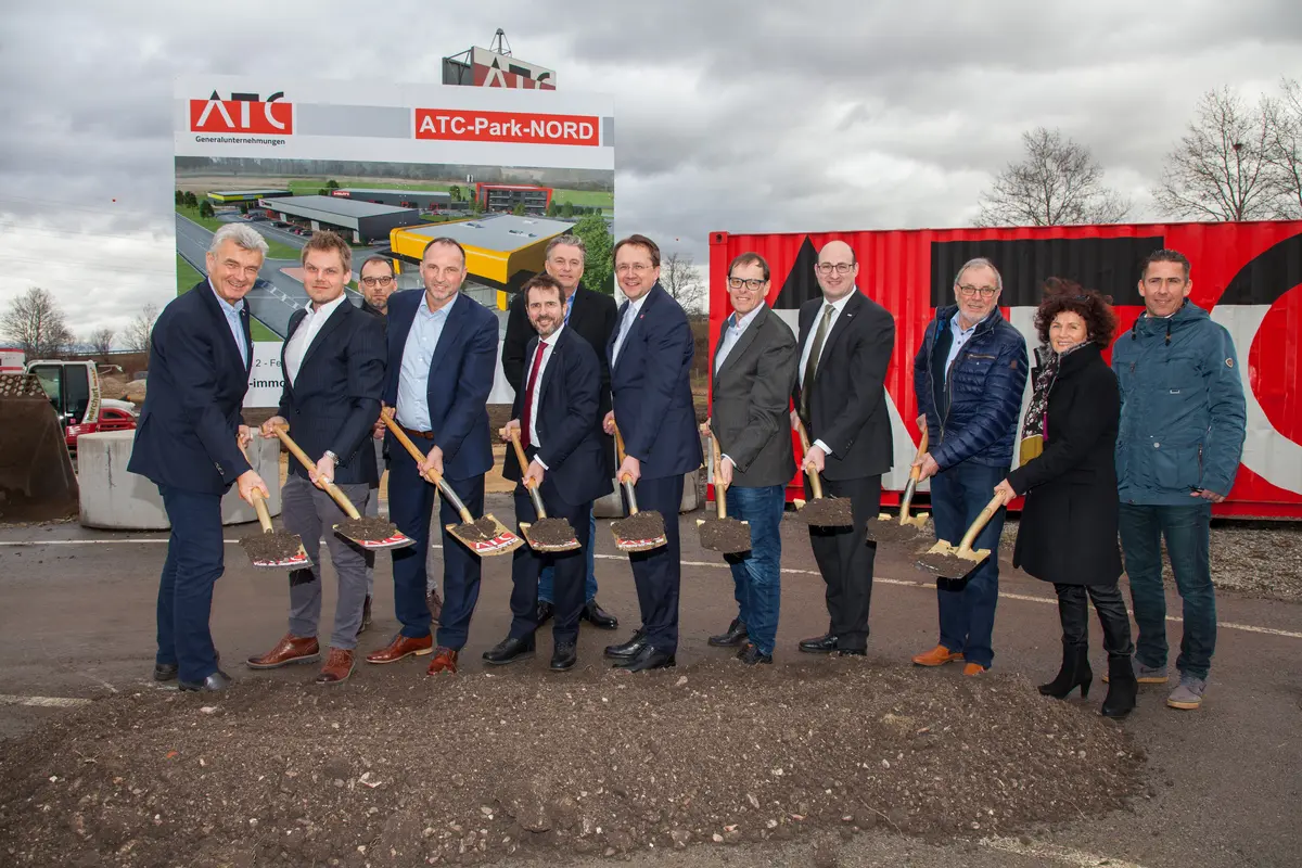 Spatenstich ATC-Business-Park-Nord